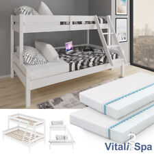 Lit pour enfant VITALISPA EVEREST, lit à étage blanc, lit mezzanine