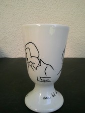 TEL EST NOTRE BON PLAISIR FRANCOIS 1ER SUR MAZAGRAN EN PORCELAINE SIGNE L TOUPET