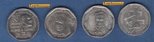 Lot 4 Pièces 2 Francs Moulin Pasteur Guynemer Cassin Commémorative 1993 1995 199
