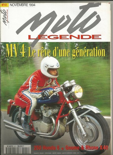 Moto légende mv agusta - légende, n°41
