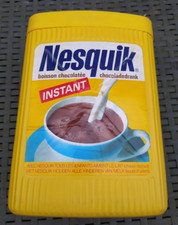 Vintage Boite Nesquik 900gr fr/nl originale Nestle Instant années 70-80 Groquik