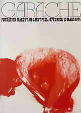 Claude GARACHE - Art lithographic Poster Affiche expo Fondation Maeght 1974