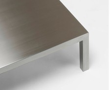 Maria Pergay Stainless Steel Square Table