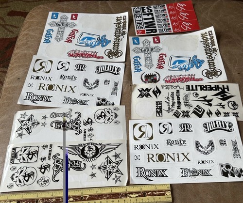 Lot sticker sheets - 8, skate