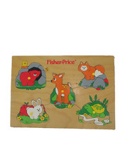 28 ⚜️ Jouet Puzzle Fisher Price Vintage En Bois