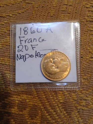 1860 france francs - 1860, a