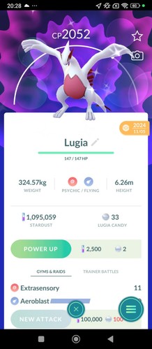 Lugia shiny registred 30 - shiny, or
