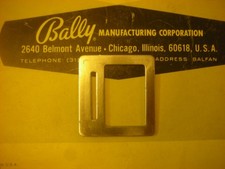 flipper  Bally : entrée de