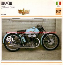 BIANCHI 350 Freccia Celeste 1927 : Fiche Moto #001346