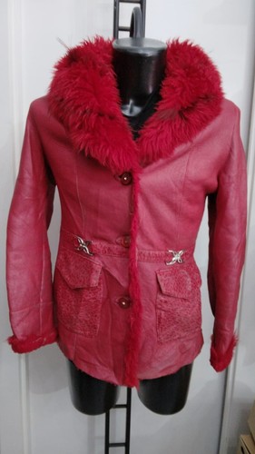 Veste cuir usagée femme - en,