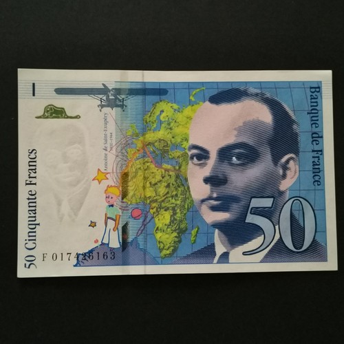 Billet francs saint exupery - francs,