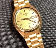 Montre Seiko 5 Doré 