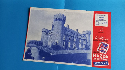 Buvard mazda pile chateau de - buvard,