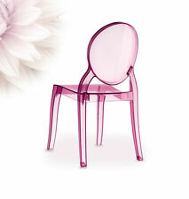 Chaise Elizabeth Rosa Ghost En Plexiglas Transparent Produit De Qualité