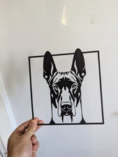 Décoration Murale Doberman