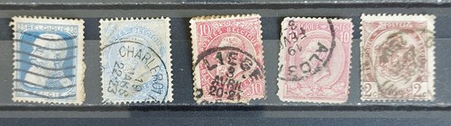 Timbres belgique anciens - timbres,