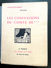 LES CONFESSIONS DU COMTE DE