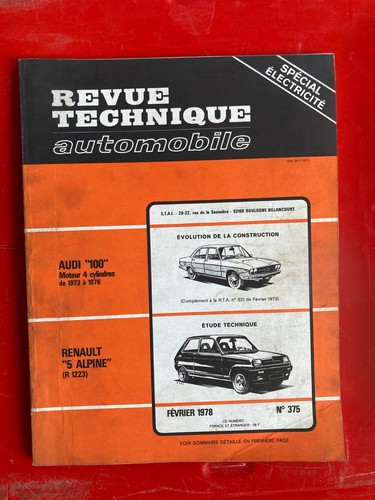 Rta revue technique 375 - technique, n°375