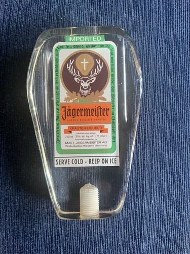 Jagermeister beer tap handle - beer,