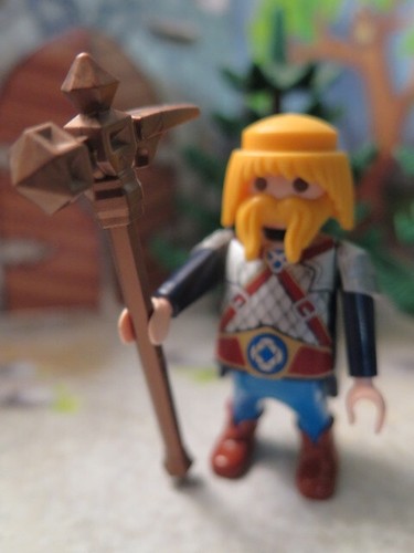 Soldat nain guerrier blond - soldat,