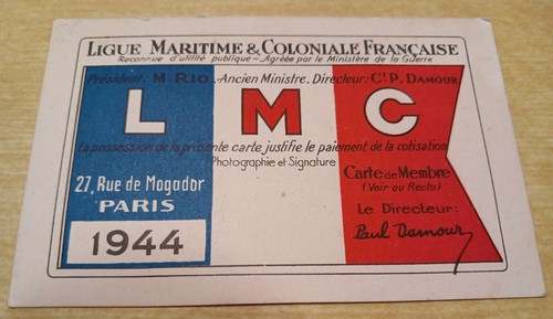 Carte membre ligue - carte,