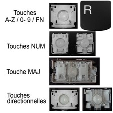 Touche de Clavier Français pour LENOVO Legion Y520-15 Y720-15 R720 Y530