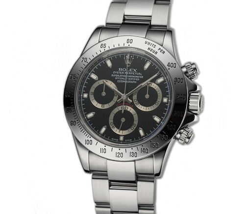 Rolex daytona 40mm steel black - rolex,