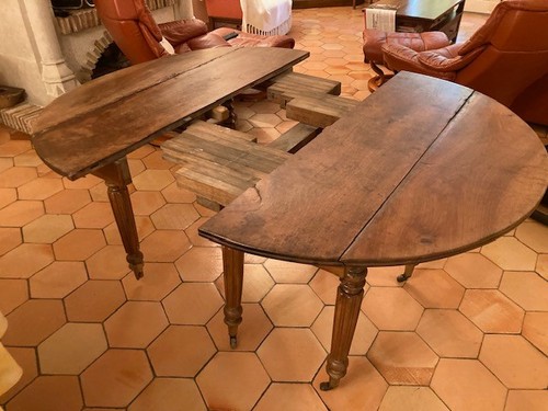 Table louis philippe noyer - table, en