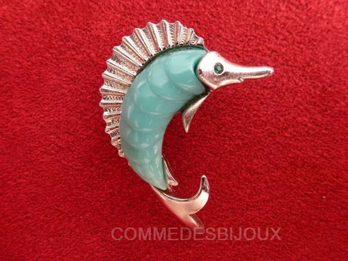 Broche vintage espadon - broche,