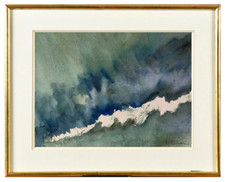 PIERRE PATUREAU (1924-2020) PAYSAGE ET EFFETS DE LUMIERE A SAINTE-CHRISTIE (37)