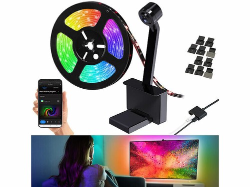 Bande led rvb connectée et - rvb,