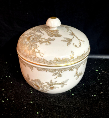 Pot couvert porcelaine - pot, en