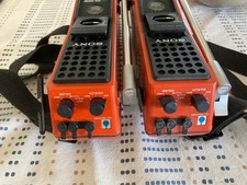 paire de talky walky sony icb 300w orange vintage