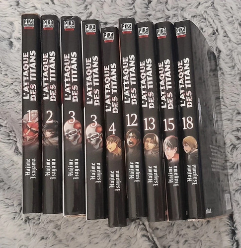 Lot manga attaque des - lot, de