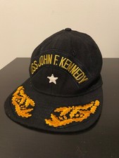 Vintage 50s 60s New Era US Navy Wool Fitted Cap made in USA