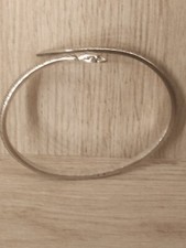  BRACELET Serpent en ARGENT MASSIF ( Crabe ) Ancien 