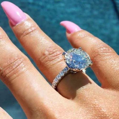 Bague fiançailles or - de,