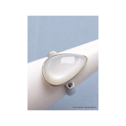Bague pierre lune sri - lune, du