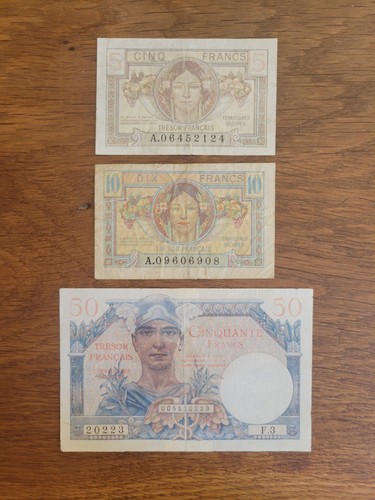 France billets anciens 10 - france, 5,
