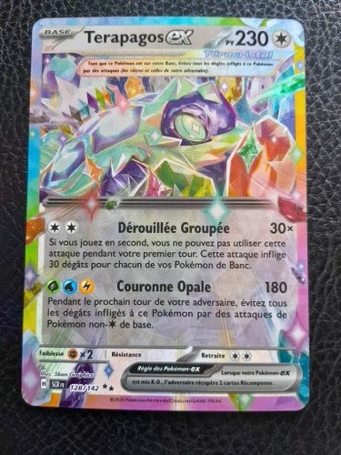 Carte pokémon terapagos - pokémon,
