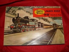 LIMA HO COFFRET PARIS NICE 3000 TRAIN ELECTRIQUE BB 9210 WAGONS RAILS vintage
