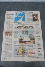 Journal ancien La Voix Du Nord mardi 20 juin 2000 numéro 17420