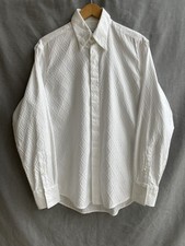 Chemise jacquard Greca blanche