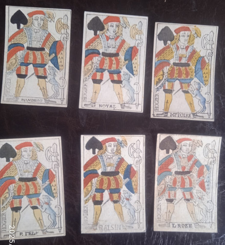 Cartes jouer xviii - à,