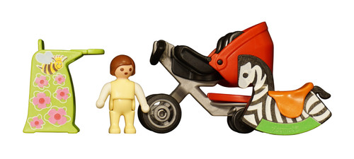 Lot playmobil bébé - lot,