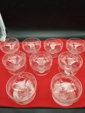 9 Coupes À Champagne Cristal