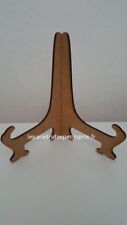 1 support assiette en bois MDF ,chevalet porte assiette,présentoir assiette , 