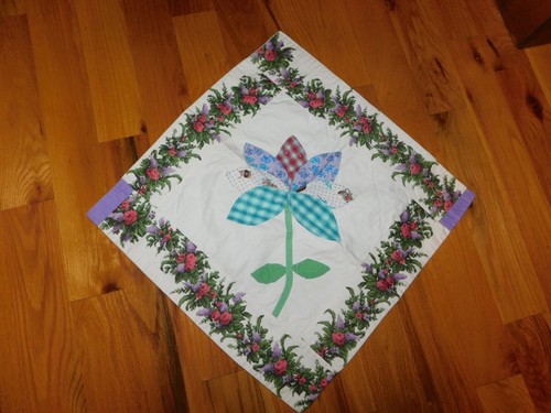 Flower applique small - flower, quilt