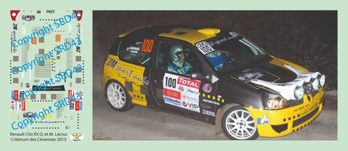Decals renault clio rs - decals,