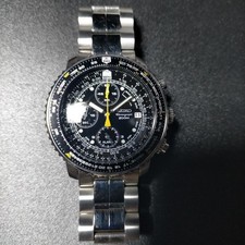 SEIKO Montre Chronographe SEIKO Homme Montre Pilote Flightmaster SNA411 SNA411P1